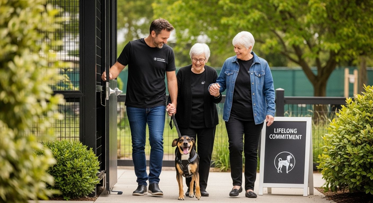 senior dog adoption commitment
