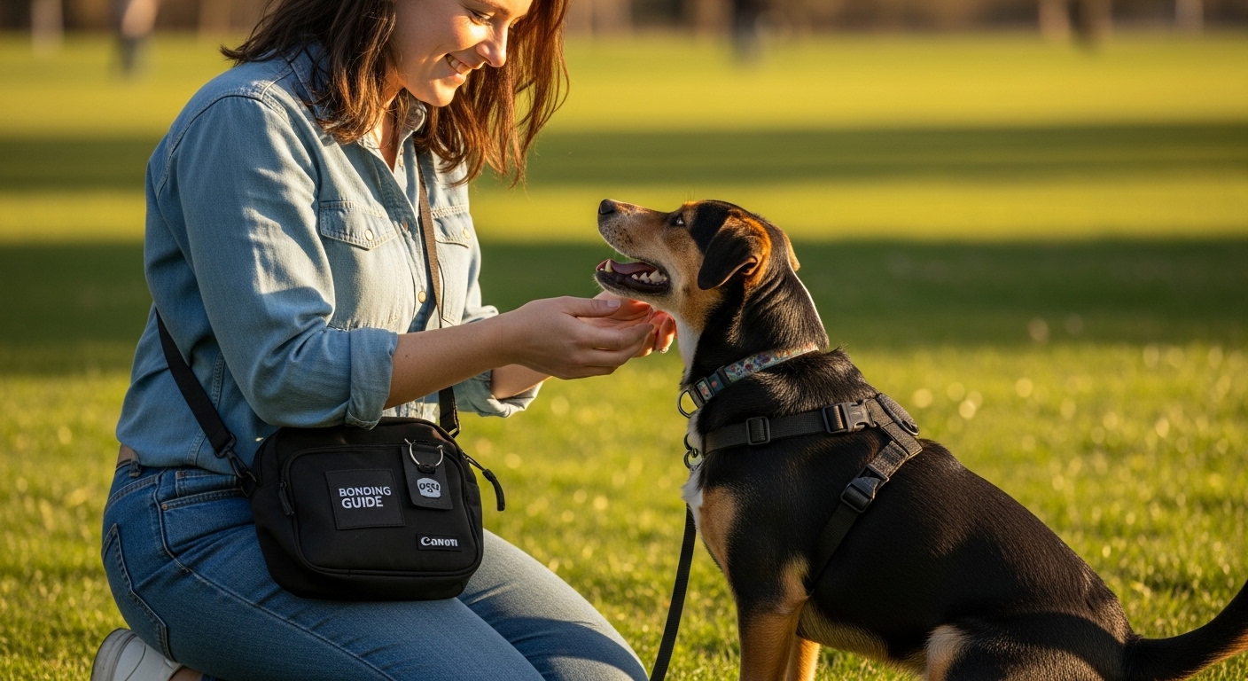 dog bonding outdoor training