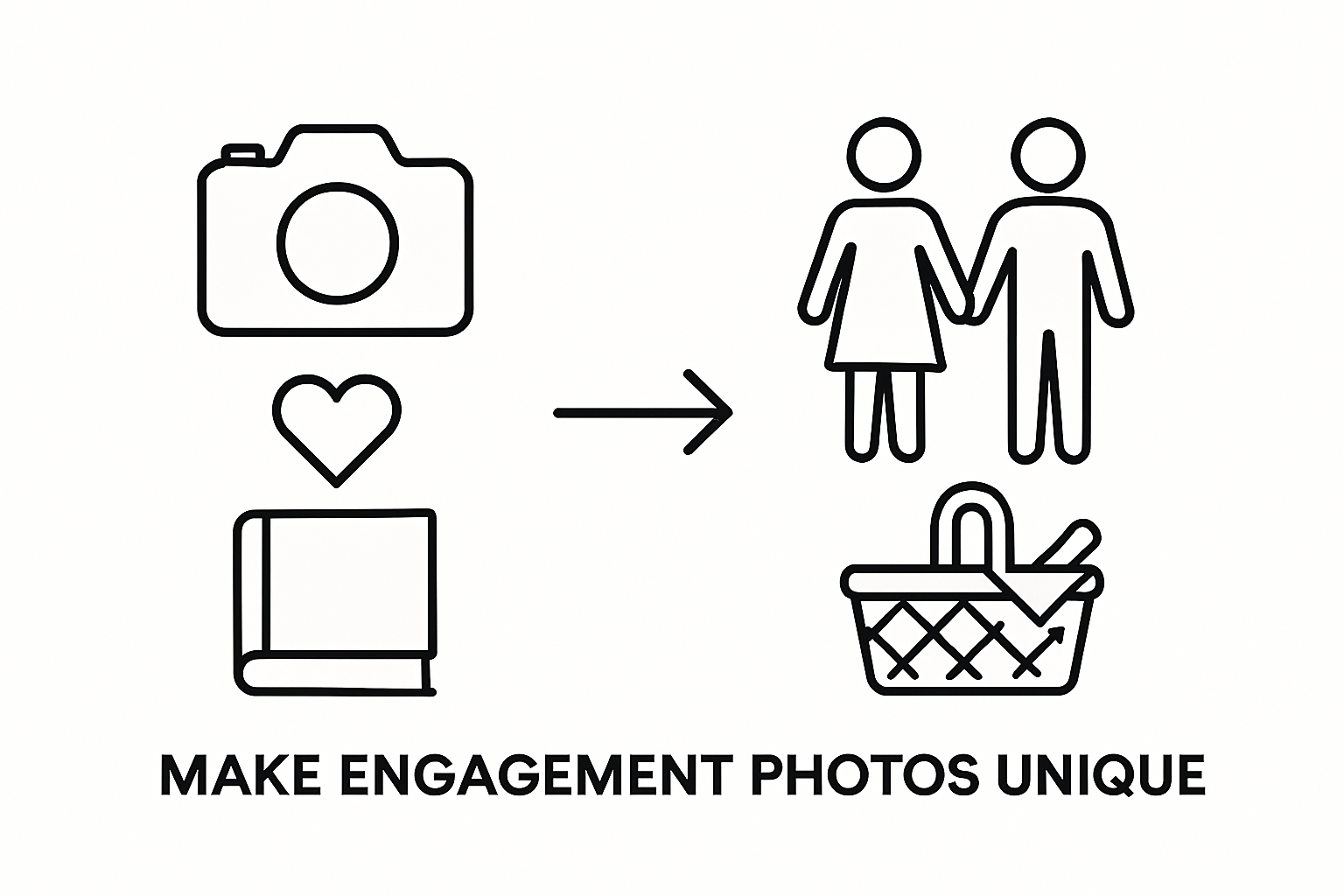 Infographic showing adding personal touches to photos