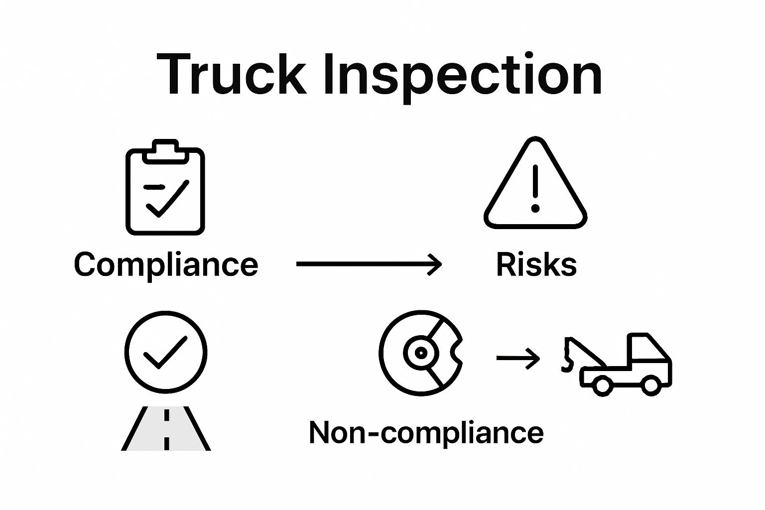 Infographic comparing compliance and risk outcomes