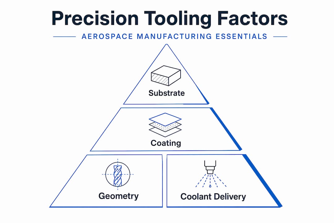 Infographic showing hierarchy of precision tooling factors