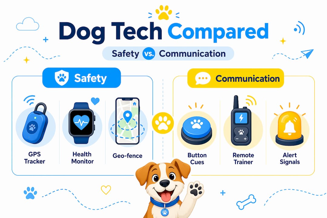 Infographic comparing safety and communication tech