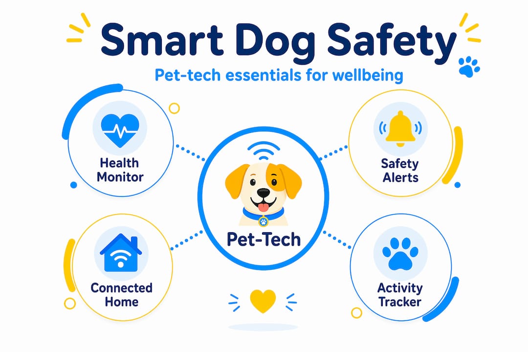 Hierarchy infographic for smart dog safety essentials