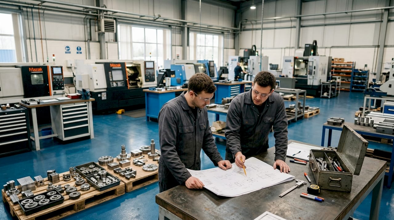 Overview of precision machining workshop