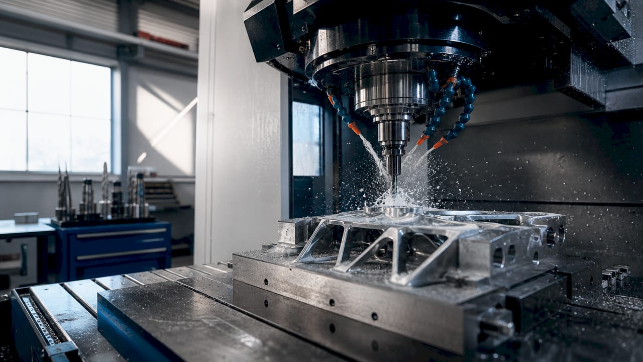 Precision CNC machining titanium aerospace part
