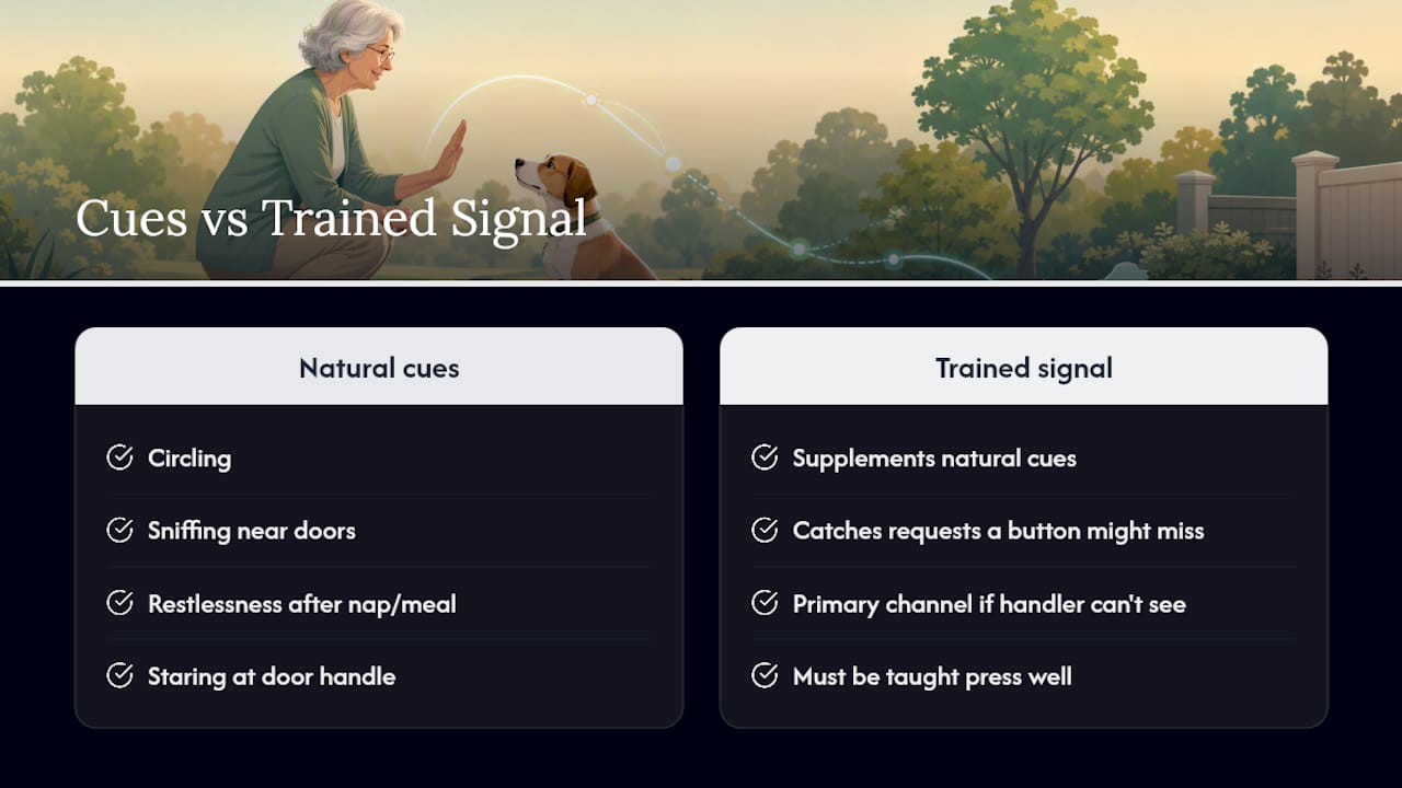 Reading Your Dog's Body Language Before the Signal Kicks In — overview diagram