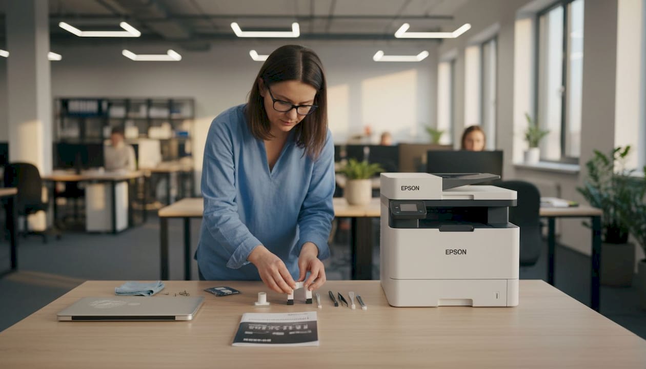 IT vadītājs rūpējas par drukas iekārtu apkopes rīku sakārtošanu un uzturēšanu.