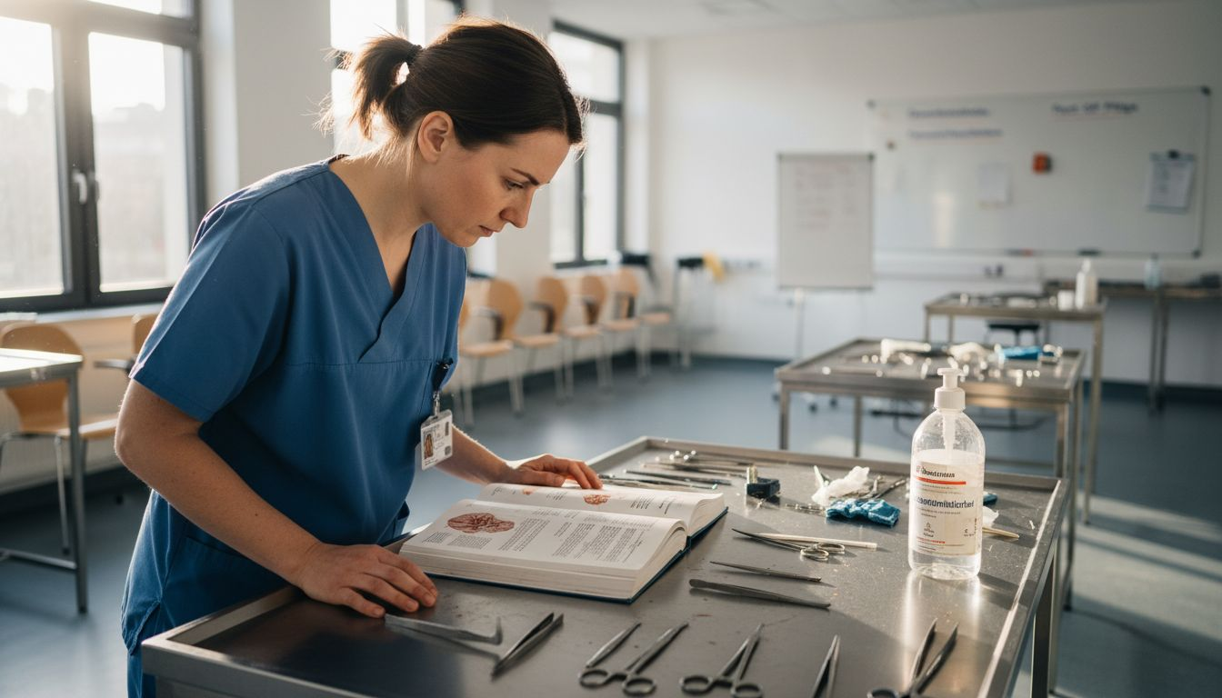 Praxisausbildung von Assistenz&auml;rzten im Umgang mit chirurgischen Instrumenten