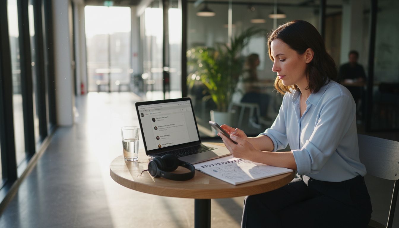 Sales manager uses multichannel outreach tools