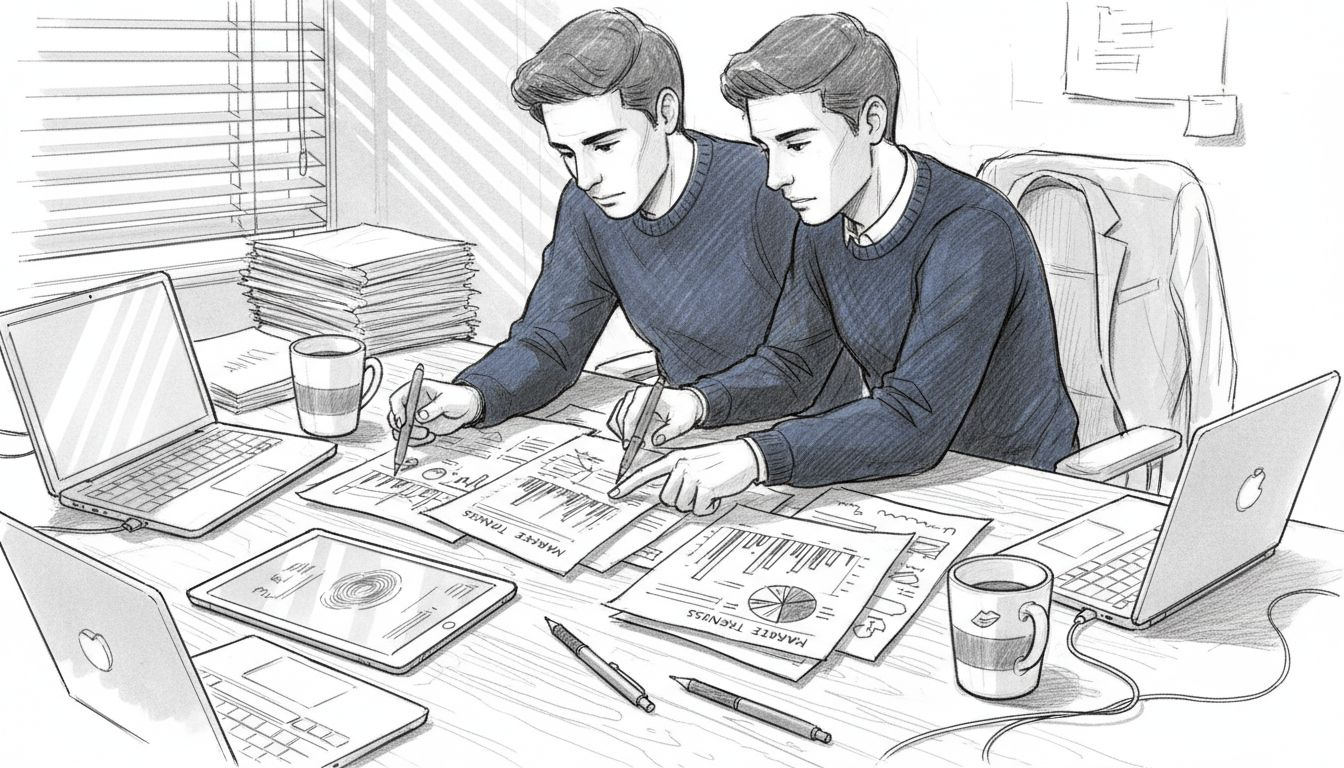 SaaS strategists researching outreach techniques