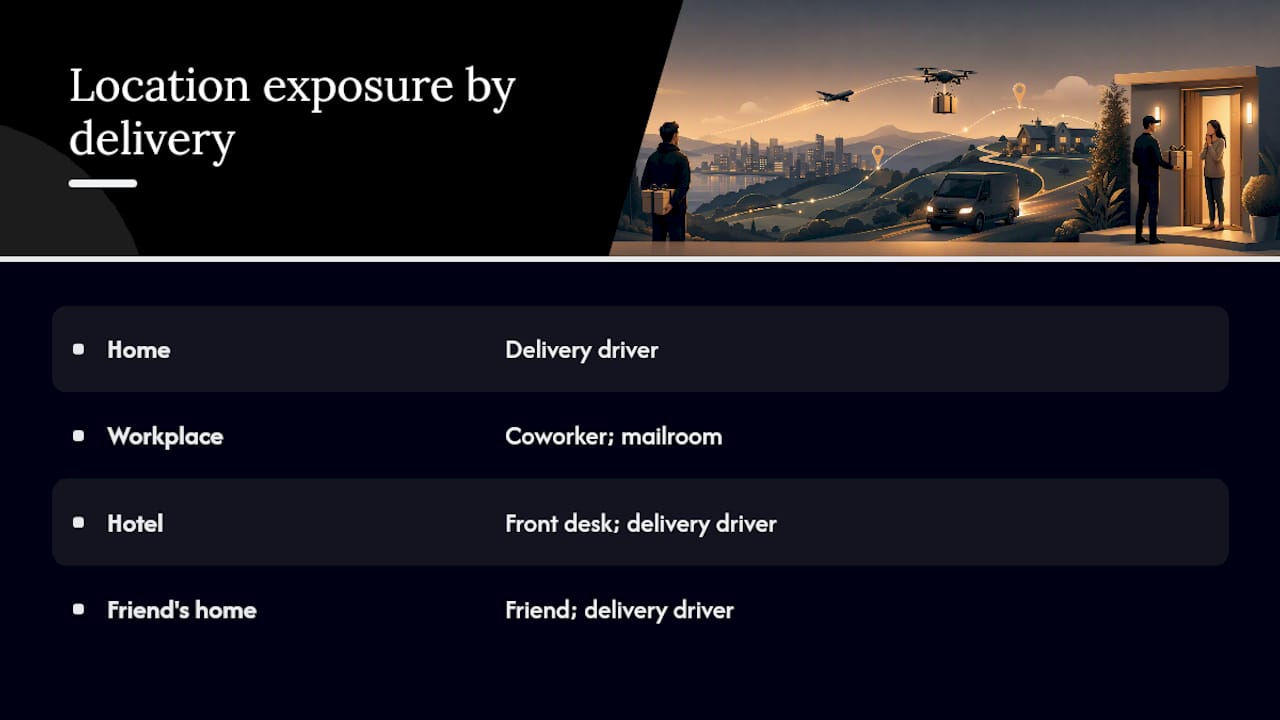Privacy exposure points in gift delivery