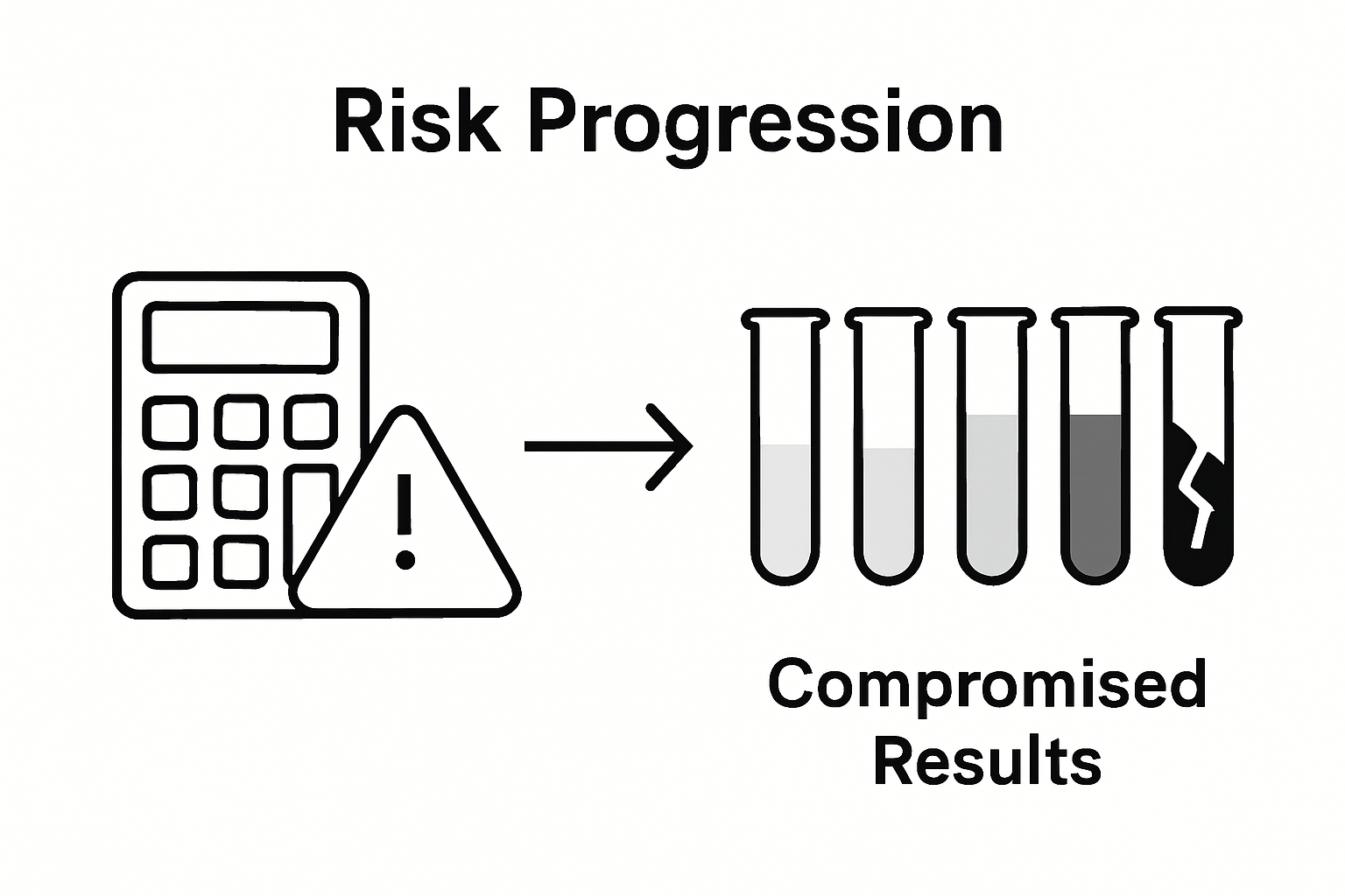 Infographic showing how lab errors propagate