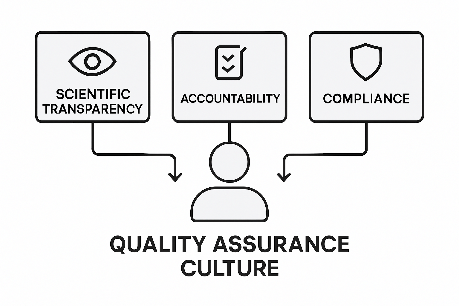 Infographic culture of QA in research