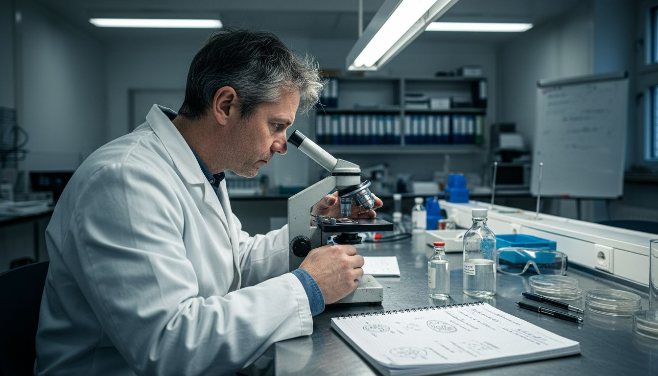 Eine Wissenschaftlerin untersucht im Labor, wie Betäubungscremes wirken.