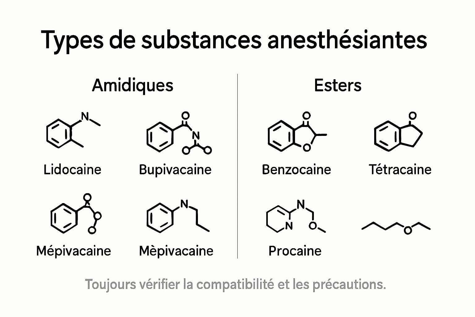 Infographie : panorama des différents types d’anesthésiques – l’essentiel à retenir