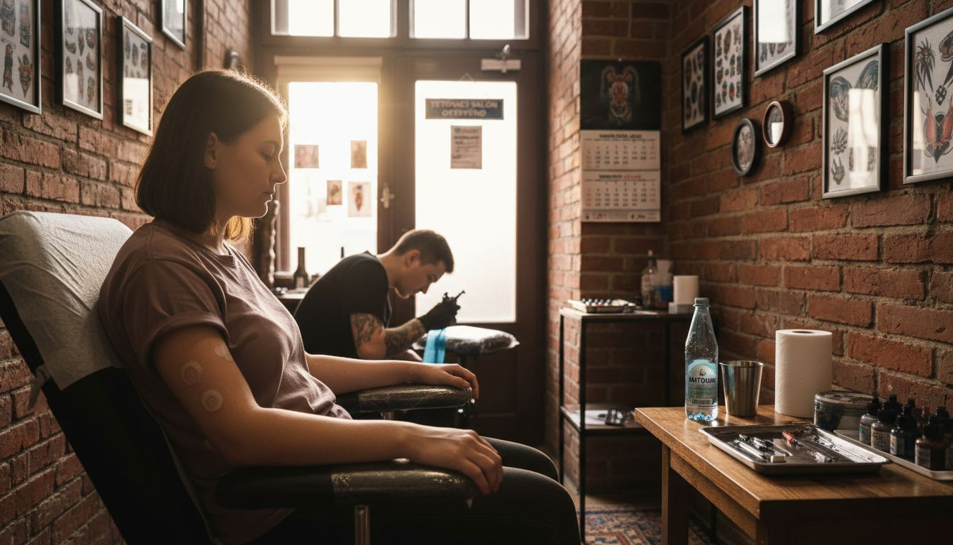 Klient si tetování užil v pohodové atmosféře bez bolesti.