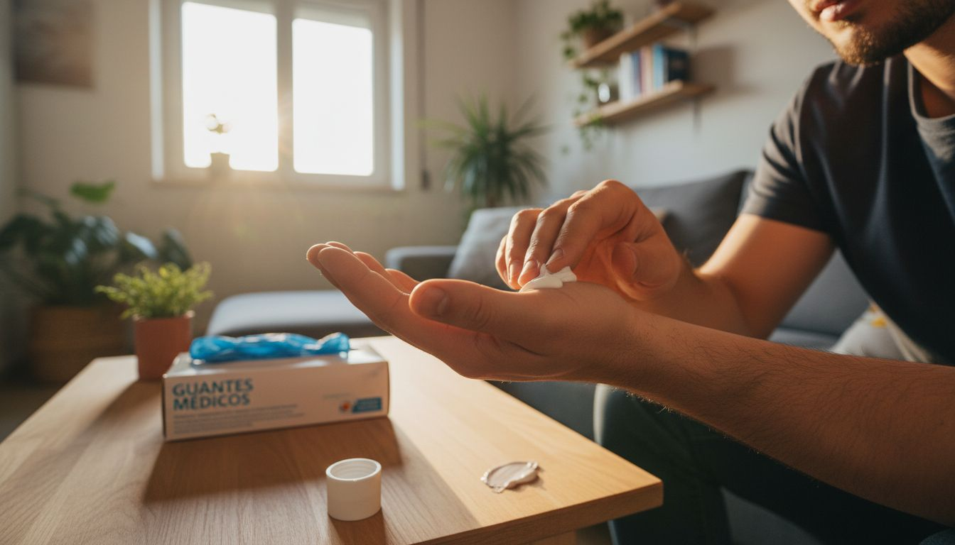 Alguien calcula la cantidad exacta de crema anestésica que va a usar.