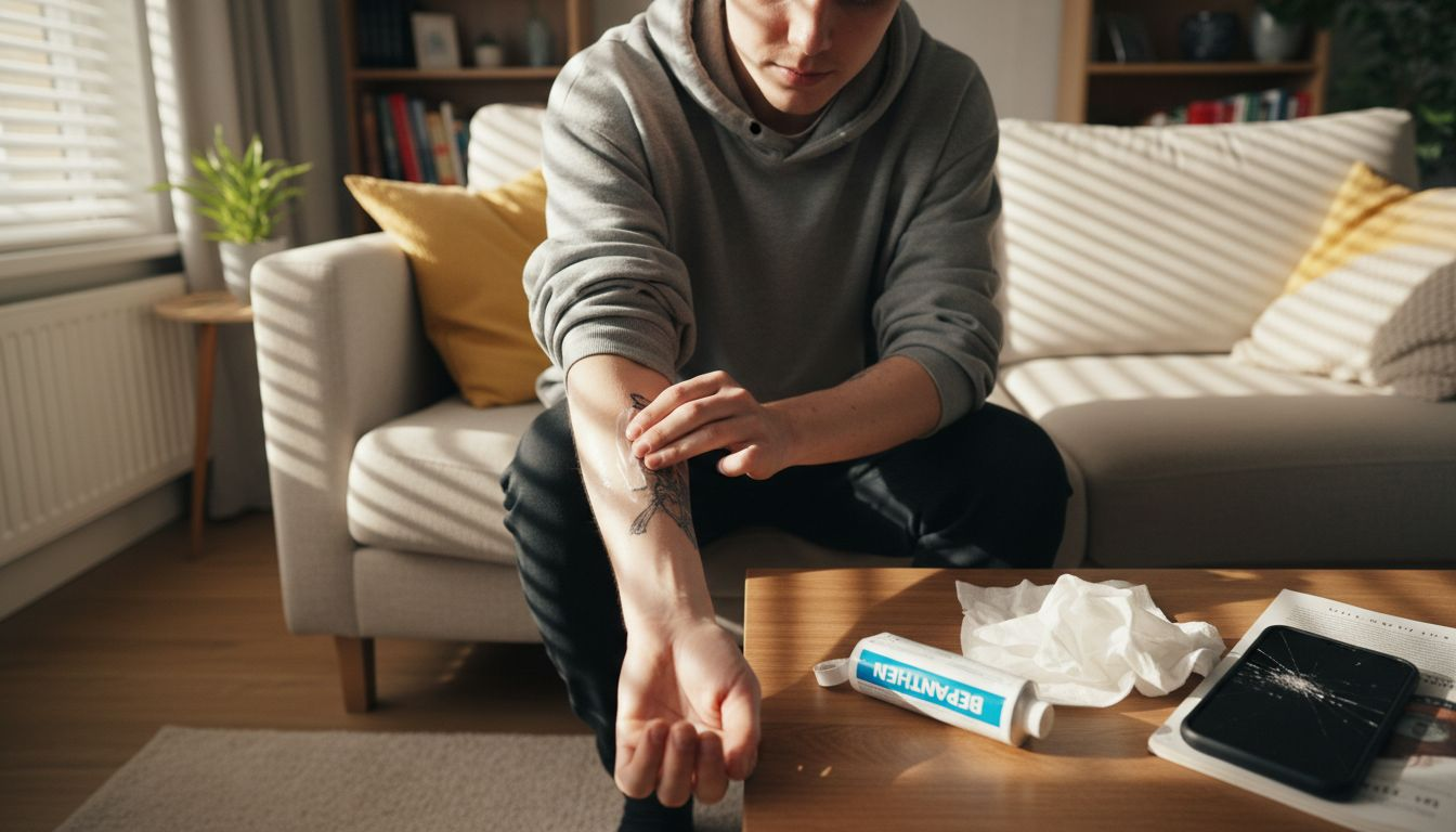 Veel mensen verzorgen hun herstellende tatoeage terwijl hun huid eigenlijk te droog is.