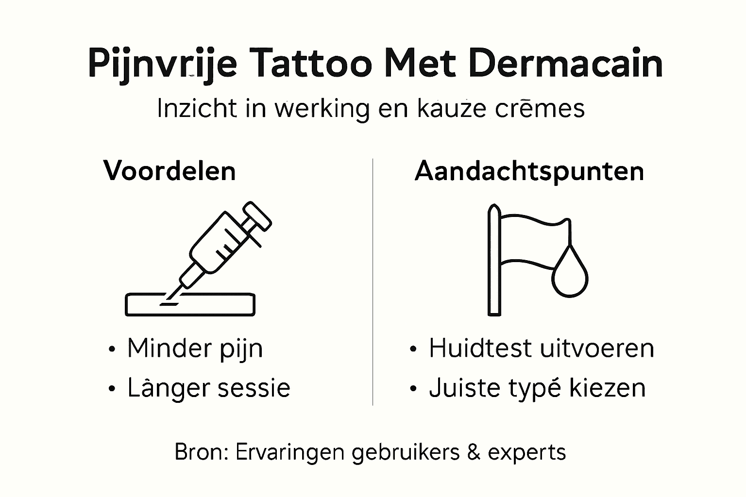 Infographic: hoe werken Dermacain-crèmes en waar let je op bij het kiezen?