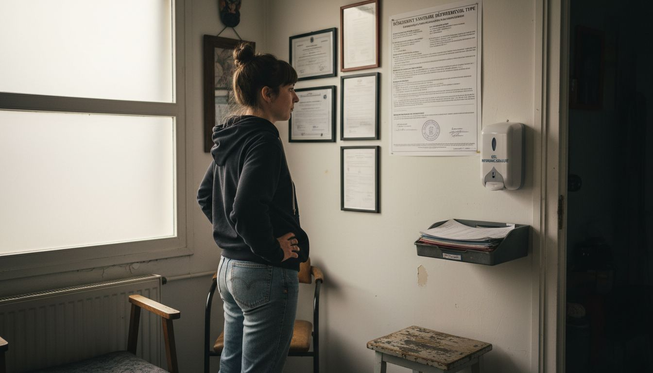 Tatoueuse spécialisée dans la conformité de l’affichage légal au sein des studios européens