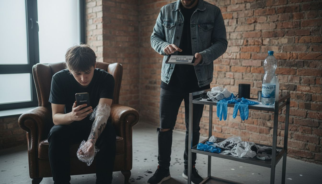 Po nanesení anestetika klient chvíli vyčkává, než začne působit.