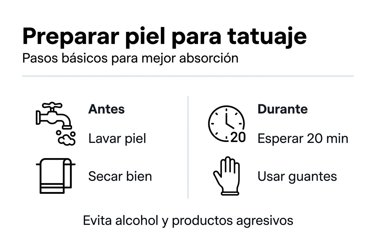 Guía visual: ¿Cómo preparar tu piel antes de hacerte un tatuaje?