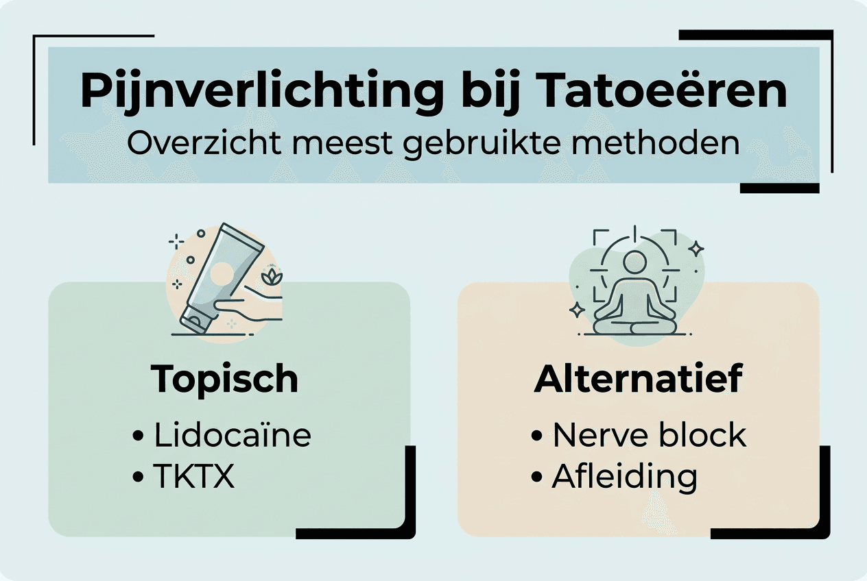 Infographic: Hoe kun je pijn bij het zetten van een tatoeage verminderen?