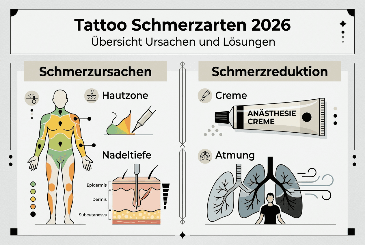 Übersicht: Tattoo-Schmerzen und wie man sie lindern kann