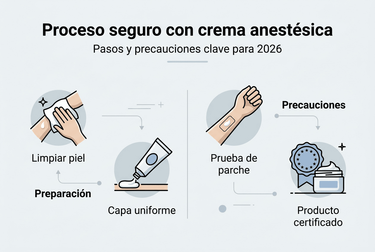 Guía visual sobre cómo aplicar anestesia en tatuajes: pasos clave y recomendaciones de seguridad