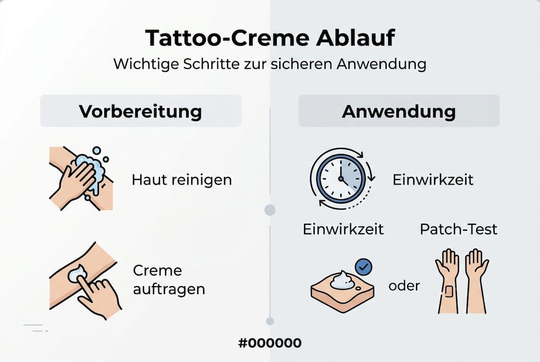 Übersicht: So wendest du Tattoo-Creme richtig an