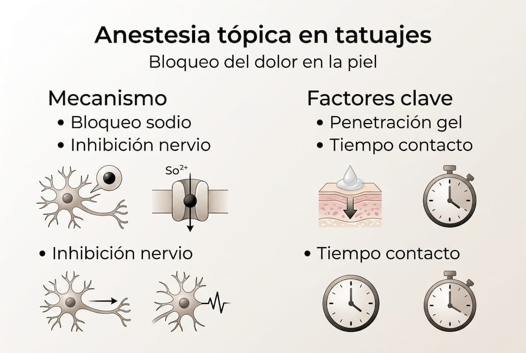 Infografía: ¿Cómo actúa la anestesia tópica en nuestro cuerpo?