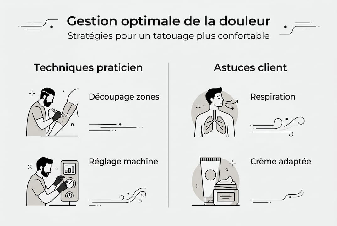 Infographie : comment mieux gérer la douleur lors d’un tatouage