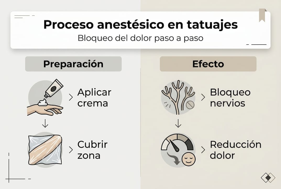 Infografía: ¿Cómo es el proceso de anestesia antes de hacerte un tatuaje?