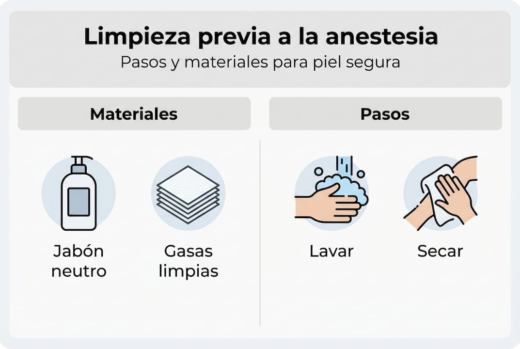 Guía visual con los pasos clave para una rutina de limpieza facial