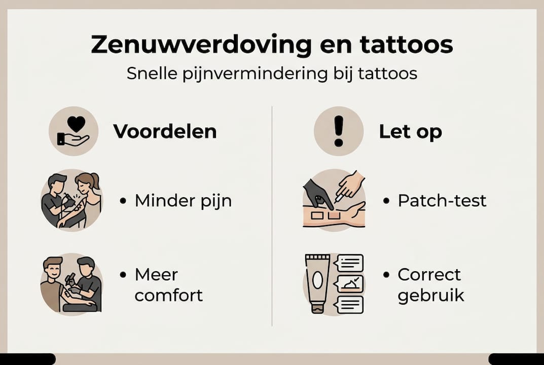Infographic: voordelen en aandachtspunten van zenuwverdoving
