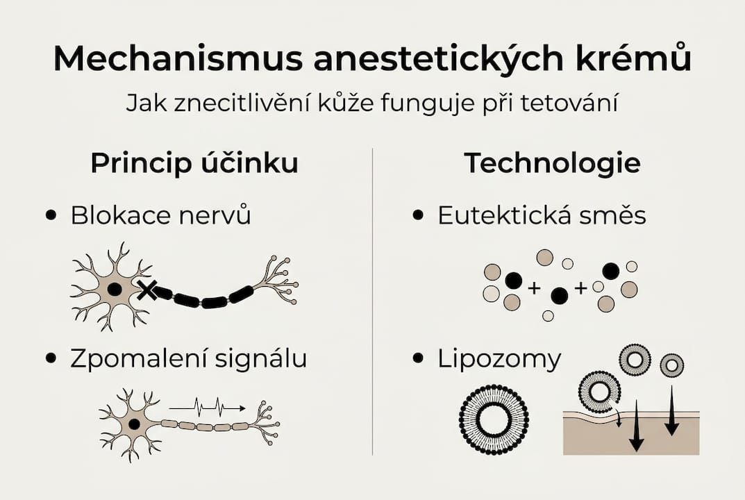 Jak fungují anestetické krémy – přehled v infografice