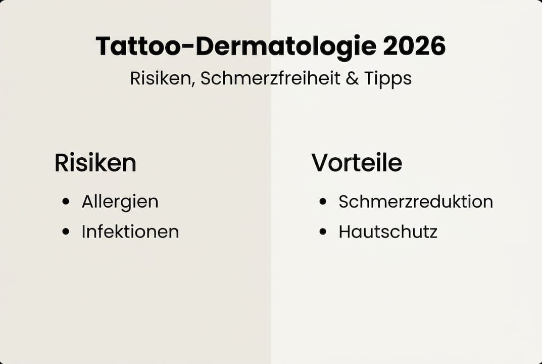 Tattoo: Vorteile und Risiken kompakt in der Übersicht