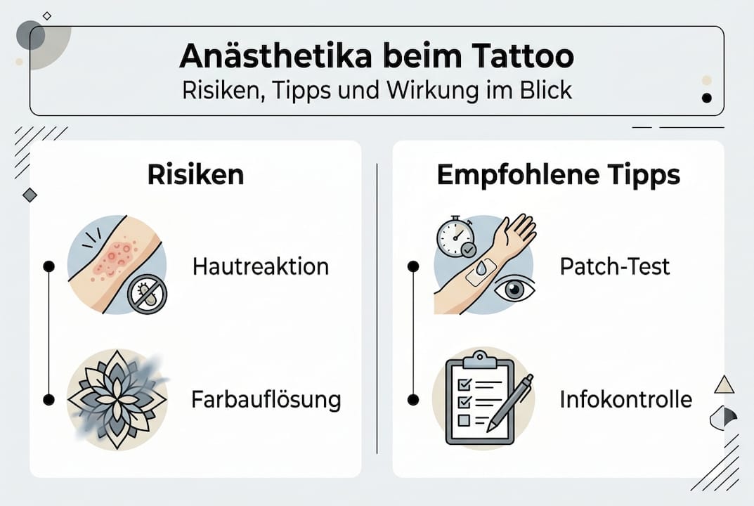 Übersicht: Risiken und praktische Hinweise rund um Betäubungsmittel beim Tätowieren