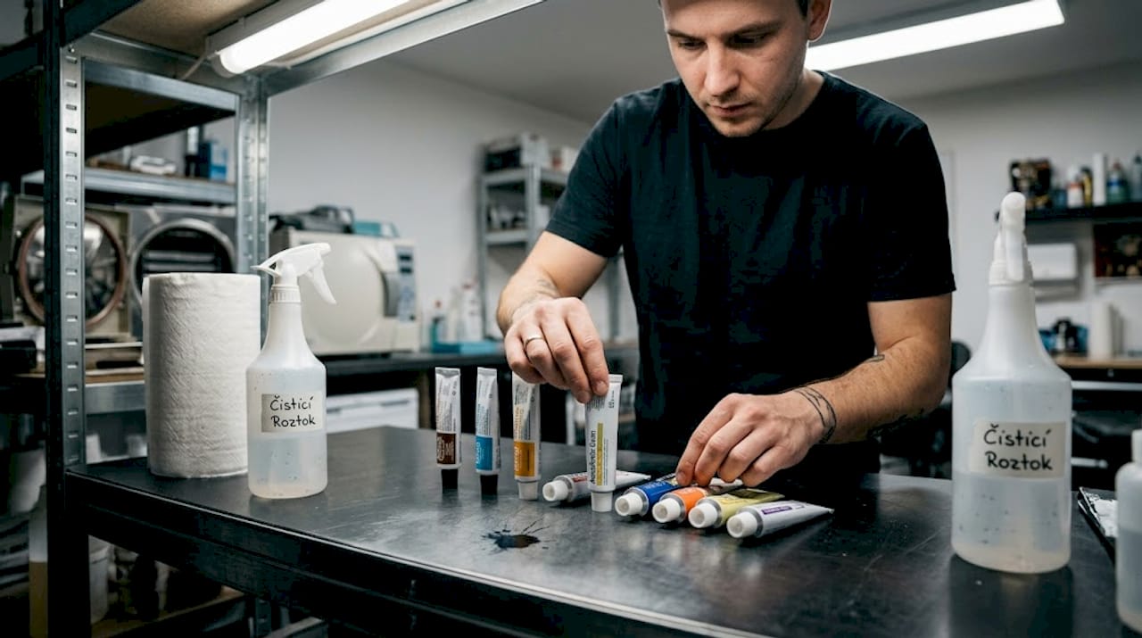 Technik porovnává několik lokálních anestetik, aby zjistil, které funguje nejlépe.