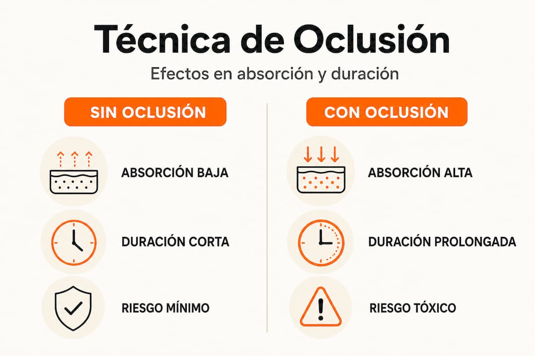 Infografía: comparación entre la técnica de oclusión y el uso de anestesia en la realización de tatuajes