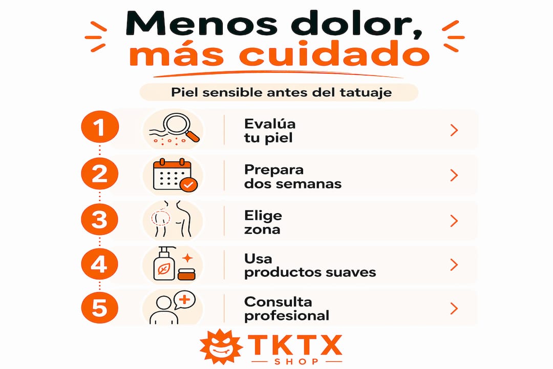 Infografía: consejos para que tu tatuaje duela menos