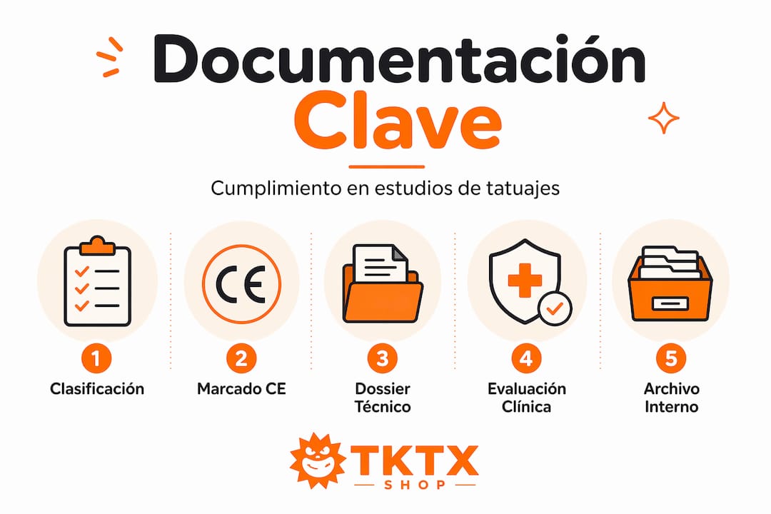Guía visual con los pasos clave para elaborar documentación normativa