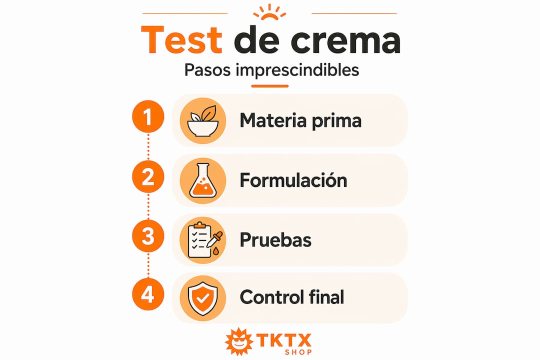 Guía visual: cómo probar una crema cosmética paso a paso