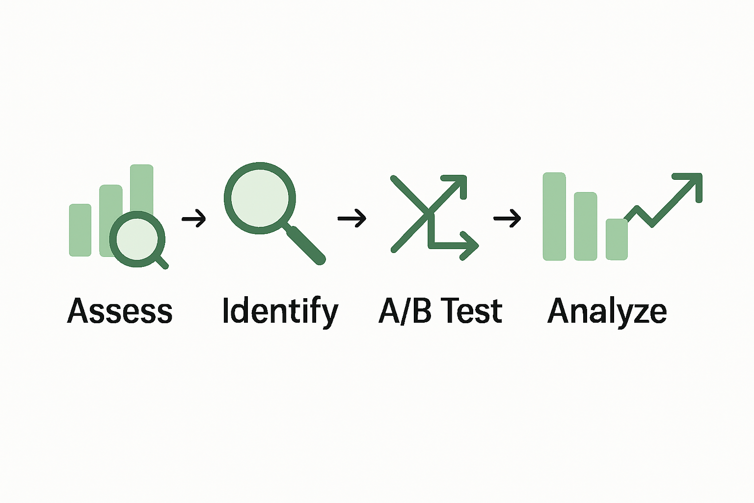 Five-step Shopify conversion funnel infographic