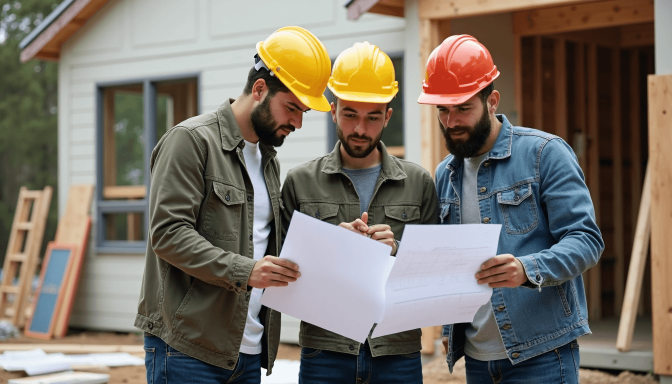 Building Code Restoration in Charlotte, NC: 2025 Guide for Property Owners 3 Construction team checks code compliance on site
