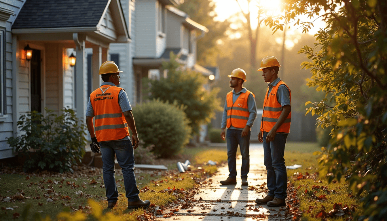 Key Restoration Steps for Charlotte Property Owners in 2025 1 Restoration team assessing storm damage in Charlotte