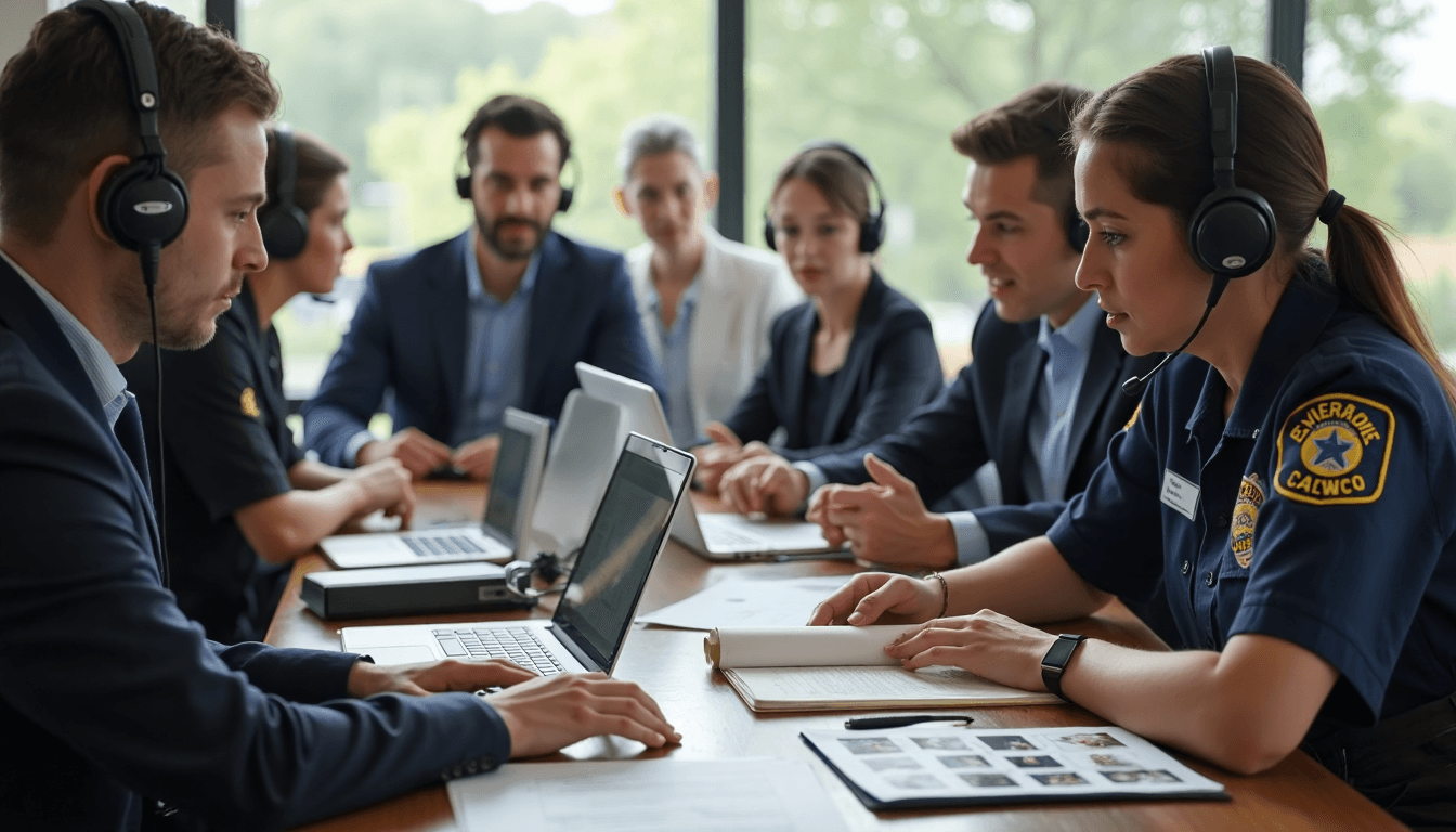 Team coordinates family reunification in operations room