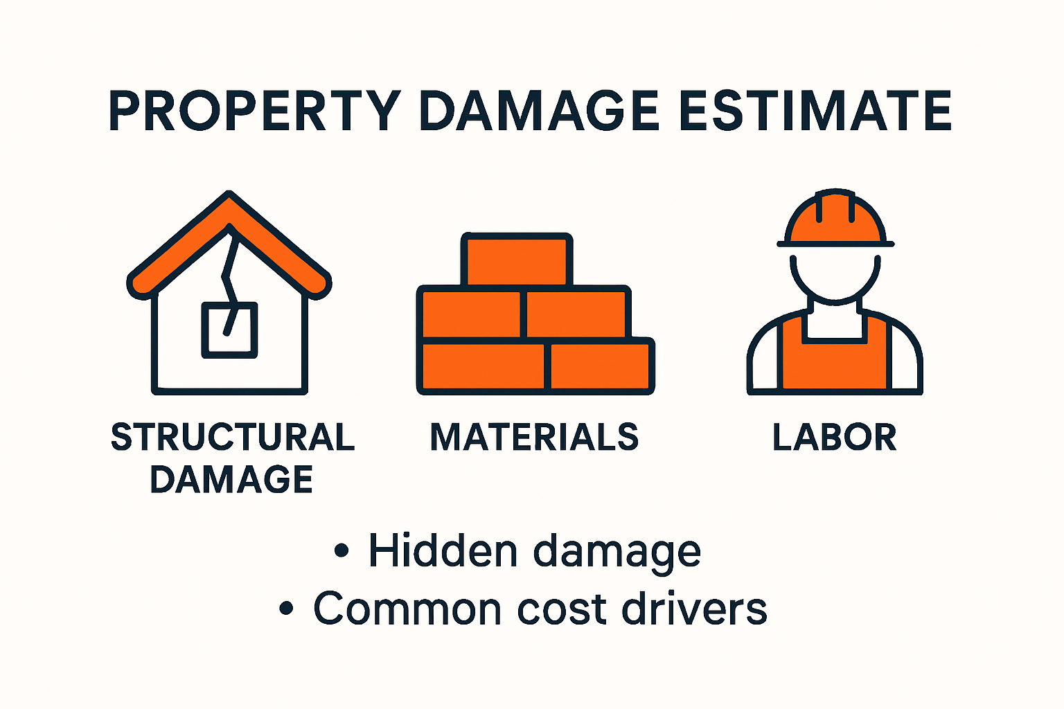 Property Damage Estimate Guide for Charlotte NC Owners 2025 2 Breakdown of components in property damage estimate