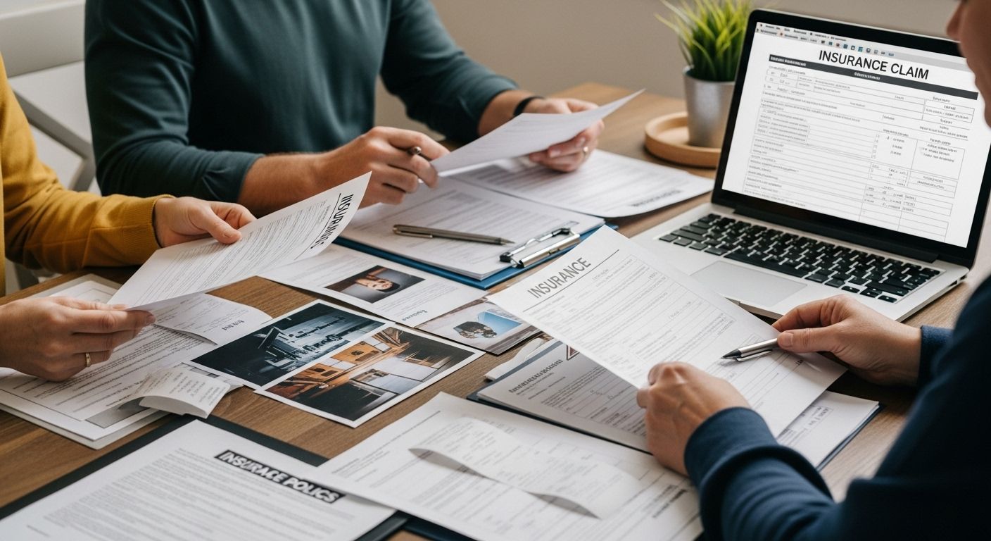 insurance claim documents paperwork