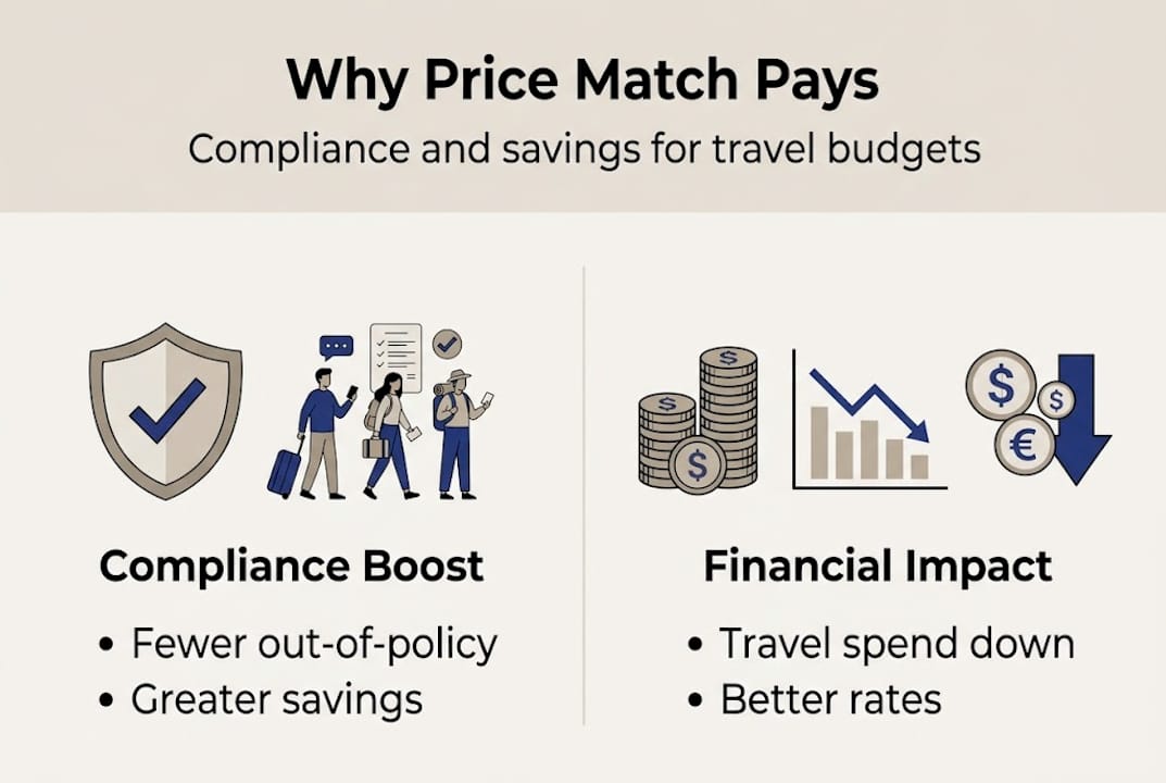 Infographic: price match, compliance, and savings